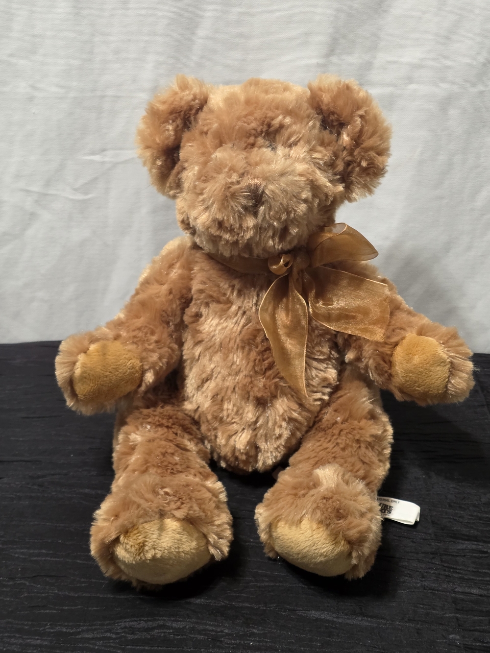"Creatures Comfort Toys " Plush Teddy Bear with Sheer Bow
